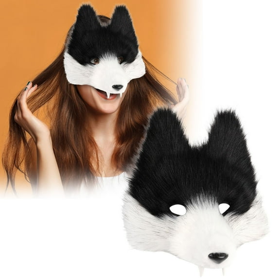 Realistic 3D Wolf Head for Halloween Animal Parties and Themed Events