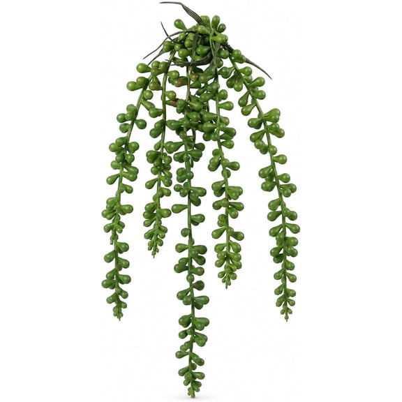 Realistic 5-Fork Trailing Greenery for Hanging Baskets, Shelves, Plant Walls, Offices, patios, and Event displays,15inch