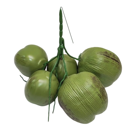 Realistic ABS Plastic Coconuts Replicas Artificial Fruit Perfect For Studio Photography And Themed Parties