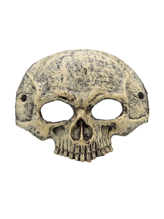 Realistic Adult Skeleton Full Face Prosthetic for Halloween Party Trick or and Themed Events with Detailed Bone Design