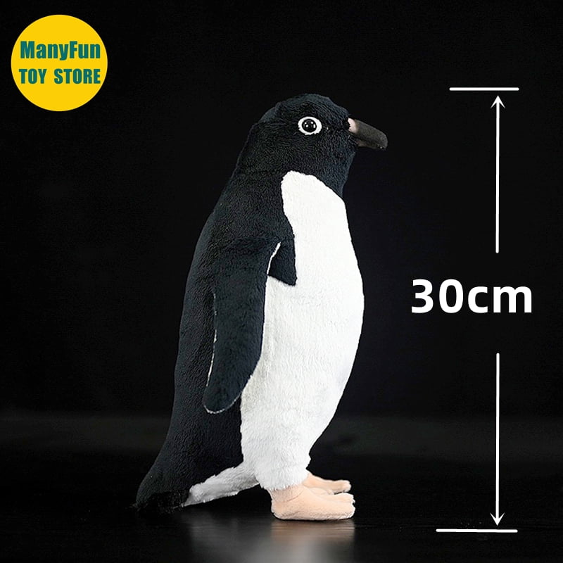Realistic African Penguin High Fidelity Jackass Penguin Plushie Penguin ...