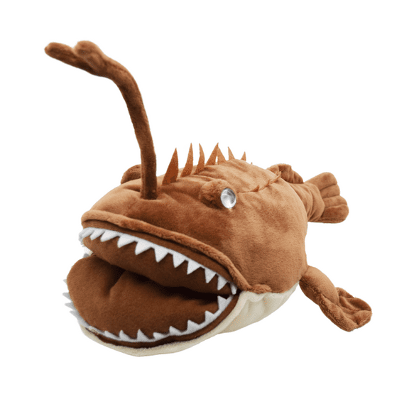 Realistic American Anglerfish Stuffed Animal Plush Toy, Lifelike Animal Plushies, Simulation Fish Doll