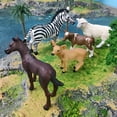 thumbnail image 1 of Realistic Animal Figurine Miniature Forest Deer Cow Sheep Zebra Horse Model Woodland Creatures Figure Kids Educational Wild Animal Toy Cake Topper Decoration, 1 of 7