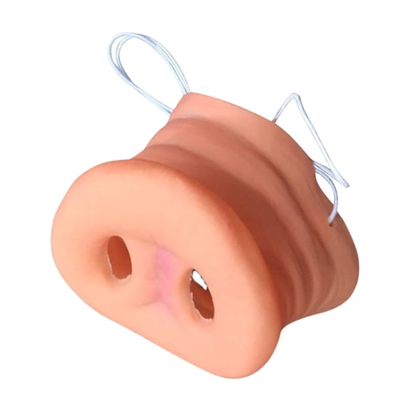 Realistic Animal Nose Costume Mask with Elastic String, Animal Fake Nose Prop for Halloween Cosplay Party Stage Performance
