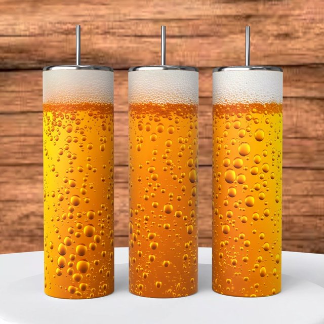 Realistic Appearing Beer With Foam 20 Ounce Tumbler coffee Cup