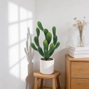 Realistic Artificial Aloe Vera Plant with Planter, UV Resistant Faux Plant for Home Office Indoor Outdoor Decor