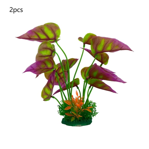 Realistic Artificial Aquatic Plants for Fish Tanks – Low Maintenance, Flexible Decor with Stable Base, Soft on Fish, Perfect for Creating Natural Underwater Landscapes