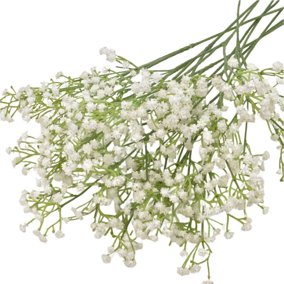 Realistic Artificial Baby's Breath Flowers Bouquet, 20.5 Inch Long Stems Fake Gypsophila for Wedding Centerpieces Home Vase Arrangement Decor, Multiple Colors