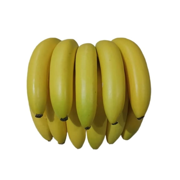 Realistic Artificial Banana Bunch Simulation Fruit Model Fake Banana Display Props Decorative Banana Bunches Funny Toy