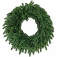 thumbnail image 1 of Realistic Artificial Christmas Wreath, 18 Inch Large Outdoor Winter Greenery Pine Cedar Wreath for Front Door, Holiday Home Decor for Table, Mantle, Yard, Staircase, Wall, Porch, Windows Door Hanging, 1 of 9