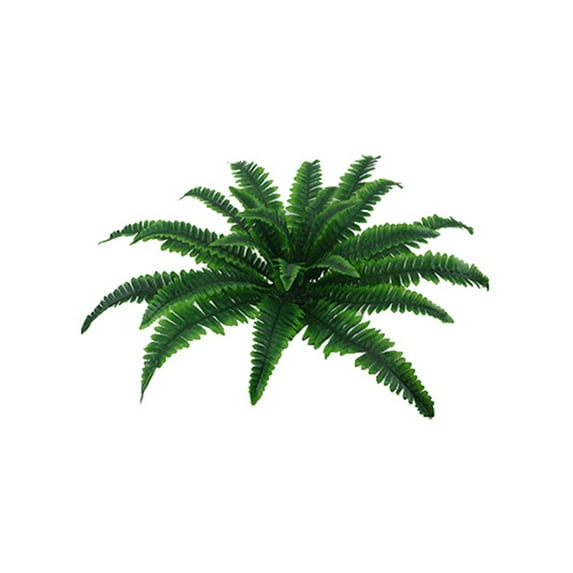 Realistic Artificial Fern Plant, 18 Branches Fake Greenery for Outdoor Porch, Indoor Home Decor, Windows, Patio, Uv Protected Faux Plants for Year-Round Beautyharlik