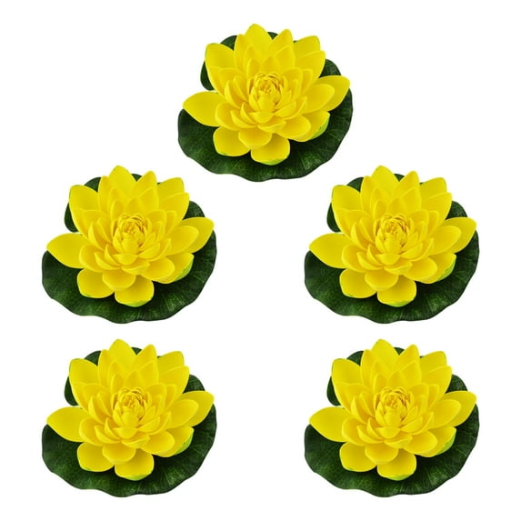 Realistic Artificial Floating Flower for Aquariums Water Garden Decoration