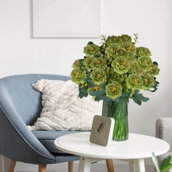 Realistic Artificial Flower Bouquet for Wall Decor - Elegant Handheld Floral Arrangement for Weddings and Home Decoration - Lifelike Faux Flowers for Various Occasions