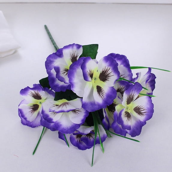 Realistic Artificial Flowers Pansy Design for Effortless Home Decor ... - Effortless Home Decor Design