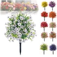 thumbnail image 1 of Realistic Artificial Flowers for Outdoors, Faux Boxwood Topiary Ball with Ground Spike, UV Resistant Fake Greenery Plants for Garden Yard Porch Decor, 1 of 8
