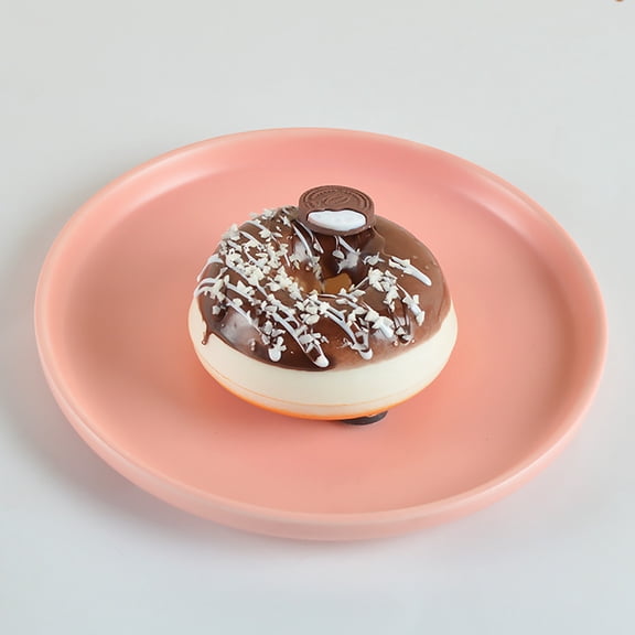 Realistic Artificial Food Props, Artificial T-oy Donuts, Cute Stress Relief T-oy, Brown Pearl Donut Refrigerator Magnet, 3D Simulated Food Squeeze T-oy