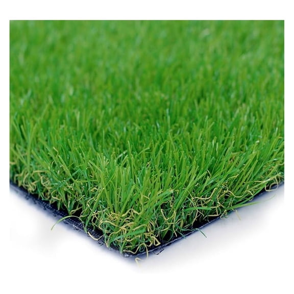 Realistic Artificial Grass Turf 2FTX7FT(14 Square FT)- 1.38 Inch Thick Fake Faux Grass Pet Dog Mat Pad - Astroturf Synthetic Grass Drain Holes Indoor Outdoor Garden Landscape Balcony