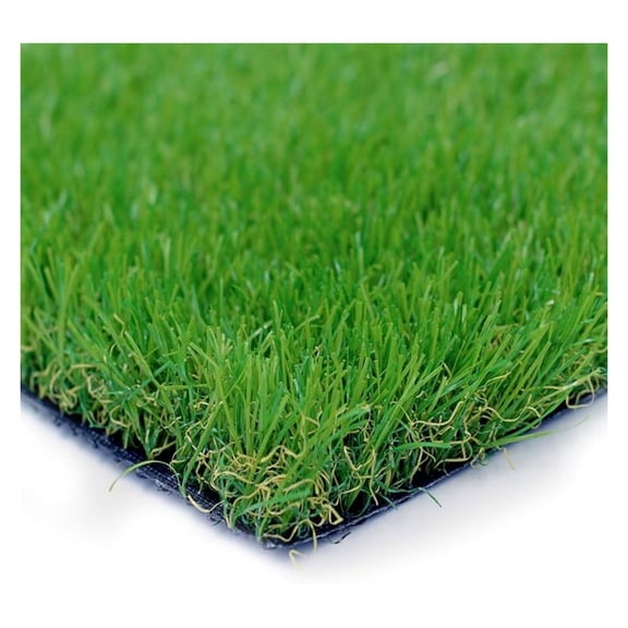 Realistic Artificial Grass Turf 4FTX4FT(16 Square FT)- 1.38 Inch Thick Fake Faux Grass Pet Dog Mat Pad - Astroturf Synthetic Grass Drain Holes Indoor Outdoor Garden Landscape Balcony