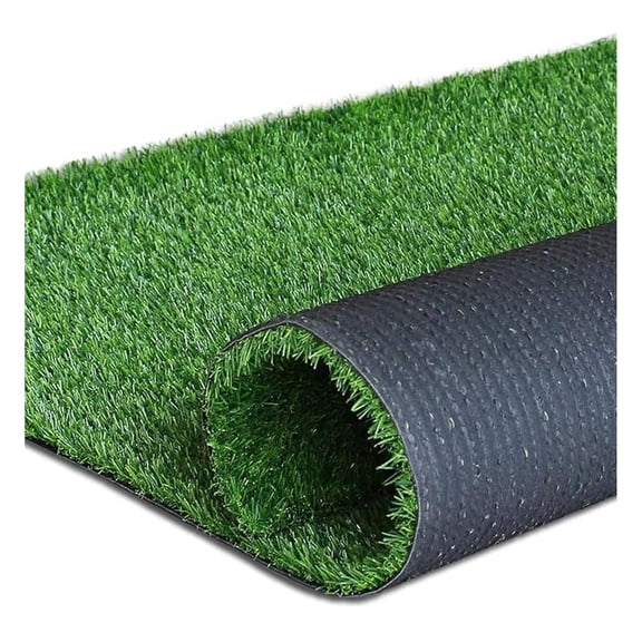 Realistic Artificial Grass Turf Lawn-2 x 13 Feet, 0.7" Indoor Outdoor Garden Lawn Landscape Synthetic Grass Mat Fake Grass Rug