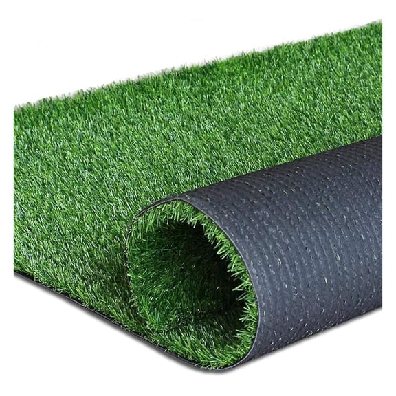 Realistic Artificial Grass Turf Lawn-3 x 7 Feet, 0.7" Indoor Outdoor Garden Lawn Landscape Synthetic Grass Mat Fake Grass Rug