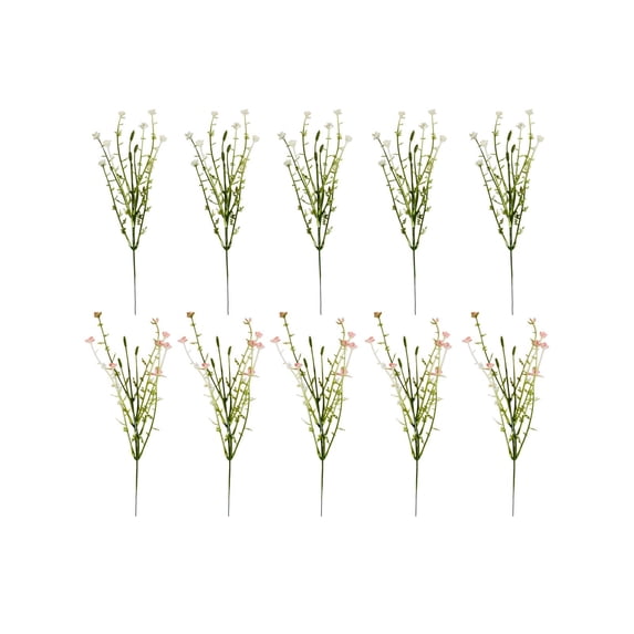 Realistic Artificial Lavender Gypsophila Wheat Stems Bouquet Faux Silk Flowers Farmhouse Rustic Home Decor Centerpiece for Dining Table Living Room Mantel Shelf Accent Arrangement