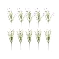 thumbnail image 1 of Realistic Artificial Lavender Gypsophila Wheat Stems Bouquet Faux Silk Flowers Farmhouse Rustic Home Decor Centerpiece for Dining Table Living Room Mantel Shelf Accent Arrangement, 1 of 6
