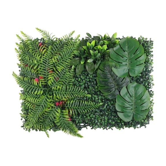 Realistic Artificial Living Wall Panel, Lifelike Plastic Green Foliage Wall Decor, Multipurpose Privacy Green Wall Fence for Indoor & Outdoor Home Garden Decoration