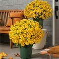 thumbnail image 1 of Realistic Artificial Outdoor Sunset Flowers - UV Resistant Decor for Front Door, Porch, Courtyard, Balcony, and Garden Settings, 1 of 3