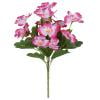 Realistic Artificial Phalaenopsis Orchid Bouquet 12" X 9" Silk Flowers for Wedding Home Hotel Indoor Outdoor Decorative Arrangement Centerpiece Lifelike, 1 Artificial Flower