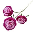 thumbnail image 1 of Realistic Artificial Red Roses, Faux Silk Rose Stems Single Fake Floral Blooms, Hyper-Realistic Craftsmanship Non-Fading Roses for Anniversary Valentine's Day Wedding Home Decor,Deep rose red, 1 of 9