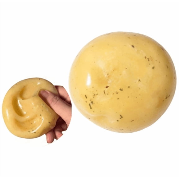 Realistic Artificial Stress Balls Slow Rise Potato Squishy, Satisfying Squishy ASMR Toy, Moldable 6cm Fidget for Visual Calm & Sensory Play, 1pc