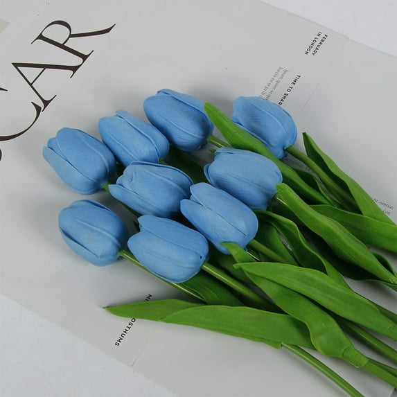 Realistic Artificial Tulip Bouquet Perfect For Weddings And Home Decor
