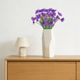 thumbnail image 1 of Realistic Artificial Violet Flowers Bouquet, Delicate Fake Spring Flowers for Home Wedding Table Centerpieces & Vase Decor, Fade-Resistant, Light Purple, By VINOIC, 1 of 9