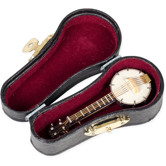 Realistic BANJO Miniature Musical Instrument Figurine, by Broadway Gifts