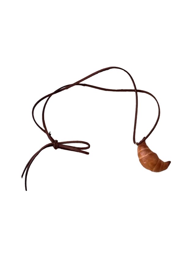 Realistic Bakery Charm Pendant Necklaces with Pretzel Sturdy Bagel Designs Fashion Acceossory for Trendy Looks Styles