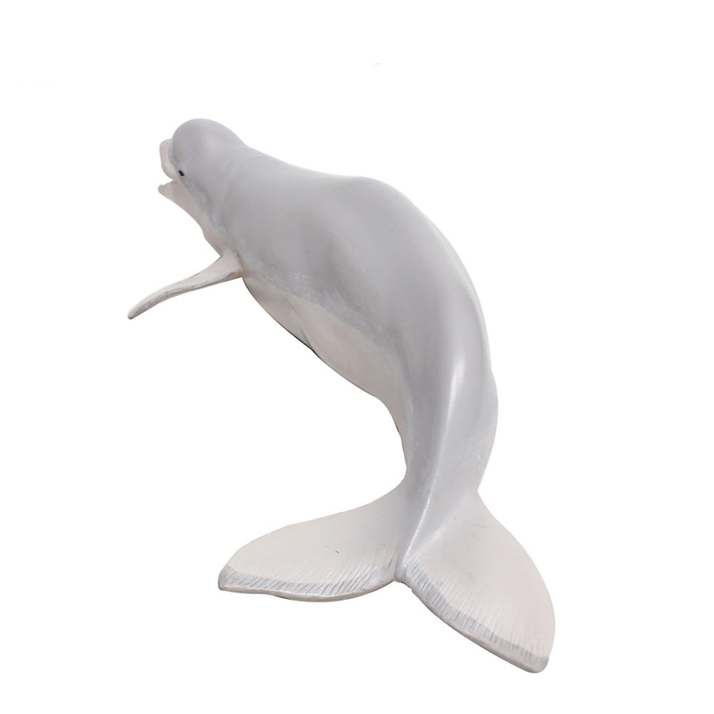 Realistic Beluga Whale Model Toys, Simulated Sea Life
