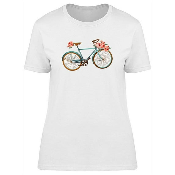 Realistic Bicycle T-Shirt Women -Image by Shutterstock, Female Large