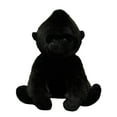thumbnail image 1 of Realistic Black Gorilla Plush Toy Soft Stuffed Animal Huggable Gorilla Doll Lifelike Design for Kids Animal Lovers Toys Plushies Birthday Gifts Holiday Stuffed Toy, 1 of 5