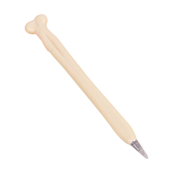 Realistic Bone Pen, All-in-One Novelty Skeleton Ballpoint Pen with 0.7mm Blue Ink Refill Inside, Fun Gift for Doctors, Nurses, Students, Cool Desk Accessory and Unique Novelty Writing Pen