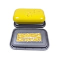 thumbnail image 1 of Realistic Boxed Cake Stress Relief Toy - Slow Rising Sensory Squeeze Fidget for Office Desk, Cute PU Foam Decompression Gift (Yellow), 1 of 4