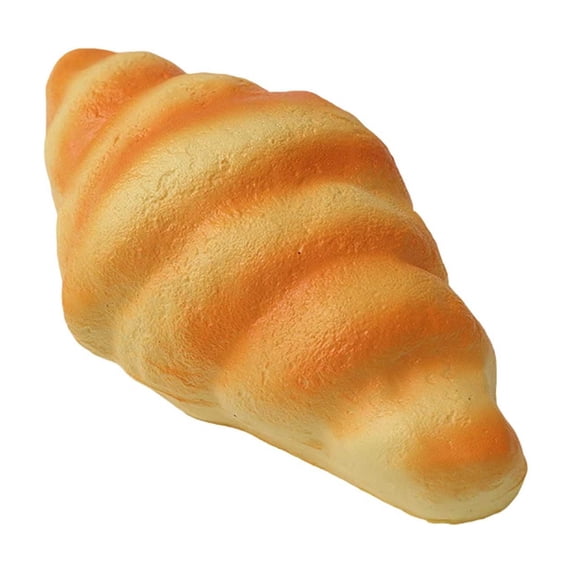 Realistic Bread Shaped Squishy Fidget Toys for Adults Slow Rebound Simulation Food Sensory Gadget Soft Tactile Office Desk Accessory Pressure Relief Tool 1 Pack