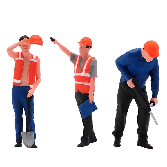 Realistic Building Site Worker Models For Creative Projects And Gift