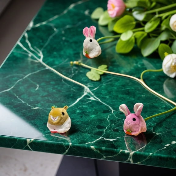 My Realistic Bunny With Handmade Vitality, Interactive Wind-Up Plush Toy Hops Twitches Wiggles Ears, Pull-String Tail-Shaking Mechanism For Ly Fun Play, Soft Plush Material