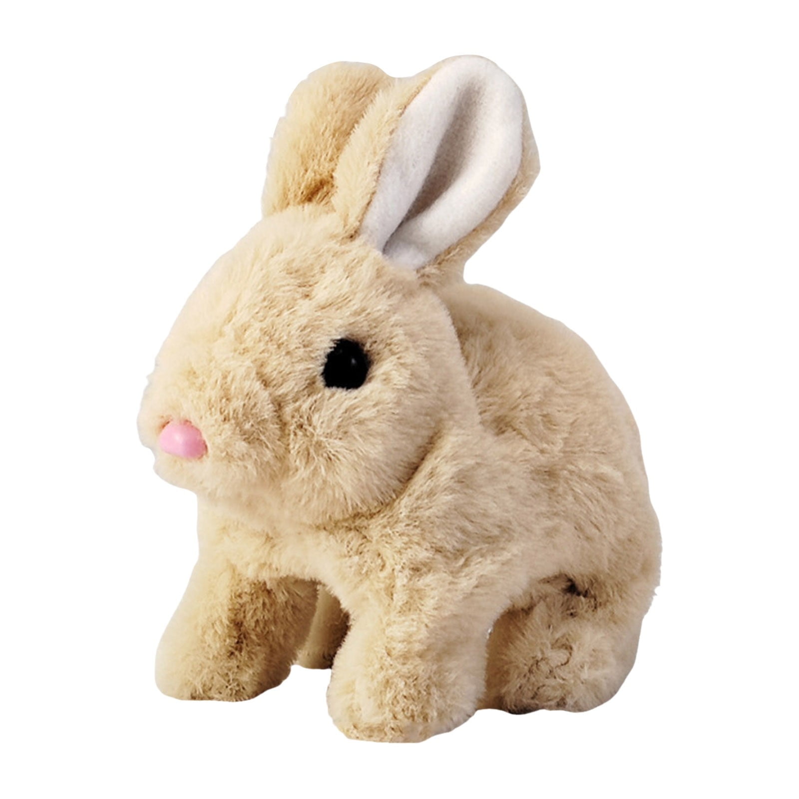 Realistic Bunny Hopping Rabbit Interactive Electronic Pet Plush Bunny ...