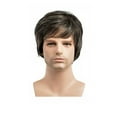 thumbnail image 1 of Realistic Business Wig for Men Medium Length Natural Full Hair Replacement, 1 of 7