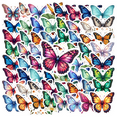thumbnail image 1 of Realistic Butterfly Theme Stickers, Waterproof Butterfly Theme Sticker for Water Bottle Laptop Phone Cases Planner Skateboard Luggage Helmet Party Favor Decor, Ideal for Adults Teens Teacher Rewards, 1 of 9