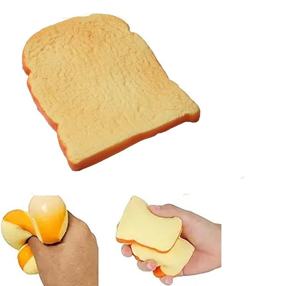 Realistic Cake Stress Ball, Soft Butter-Like Slow-Rising Squishies, Portable Hand Kneading Stress Balls for Home Office Comfort