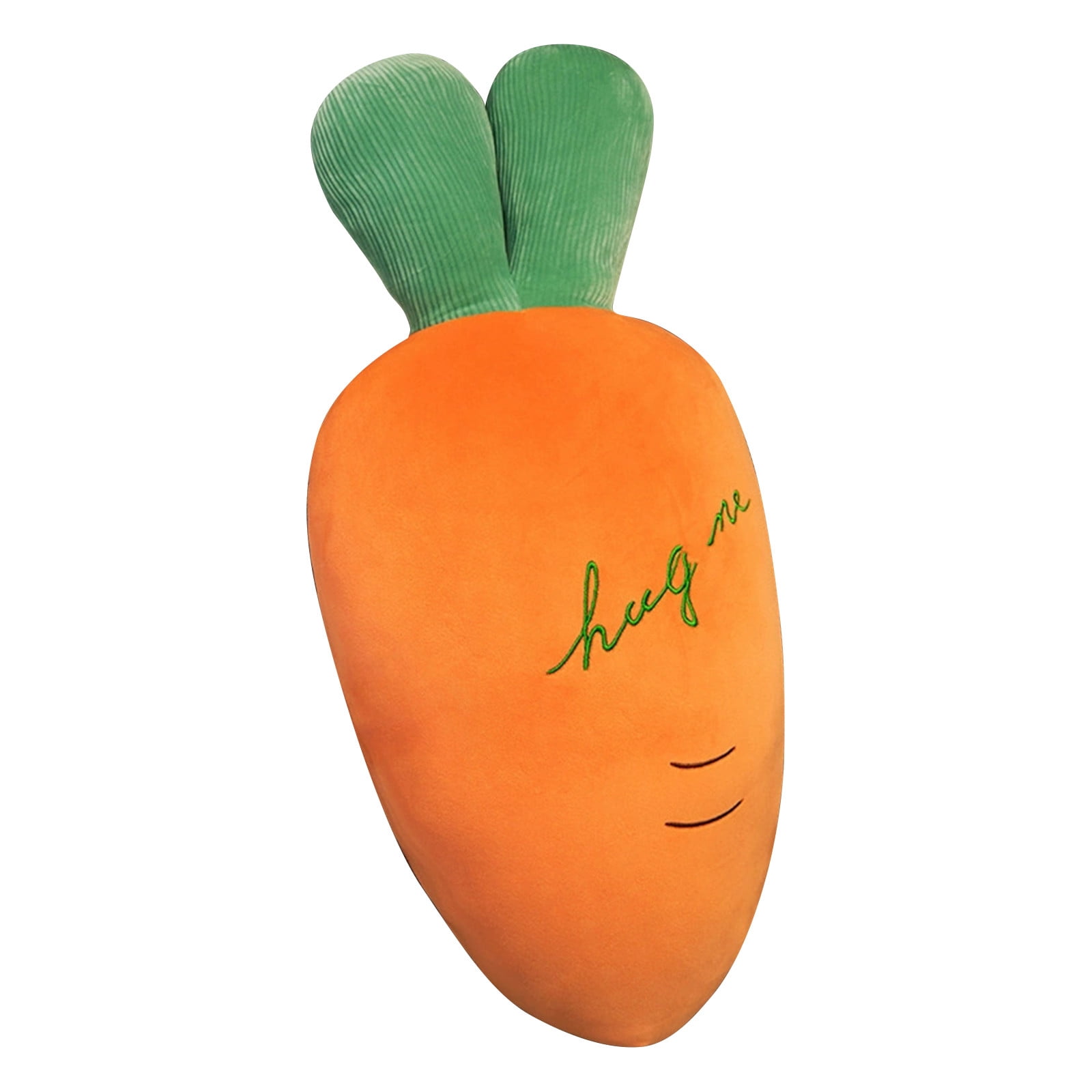 Realistic Carrot Plush Pillow, Soft & Q弹 (Soft & Bouncy) Long Body Pillow with Elastic Velvet, Huggable Carrot Stuffed Toy for Kids, Teens, Adults for Bedroom, Living Room, Office, Travel