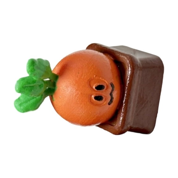 Realistic Carrot Shaped Keycaps Suitable For Mechanical Switches Fade Proof Construction Ergonomic Touch