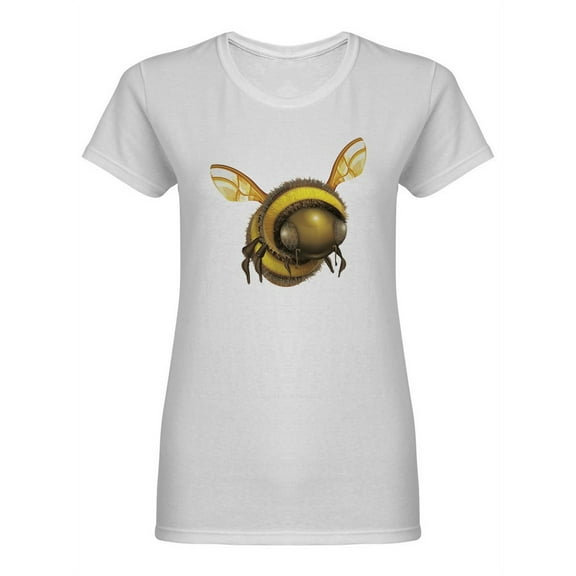 Realistic Cartoony Bee Shaped T-Shirt Women -Image by Shutterstock, Female Small